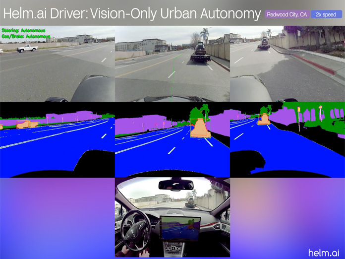 Helm.ai Driver achieves vision-only urban autonomy