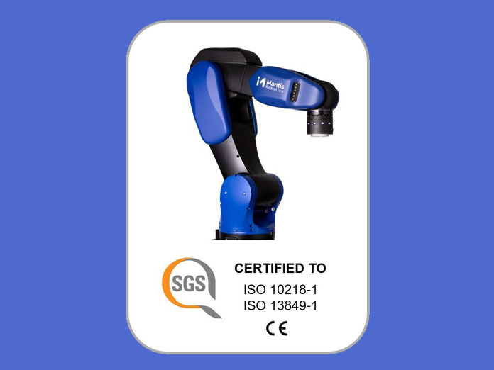 Mantis Robotics achieves safety certification for fenceless, high-speed industrial robot