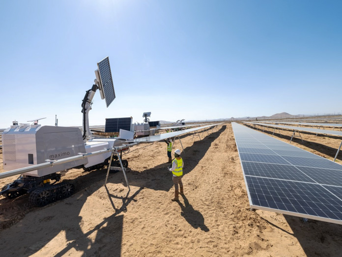Maximo completes 100-megawatt robotic solar installation