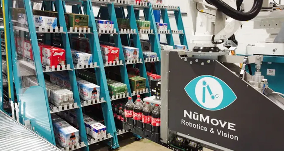 NūMove, KPI Solutions announce robotic order picking system for beverage warehousing