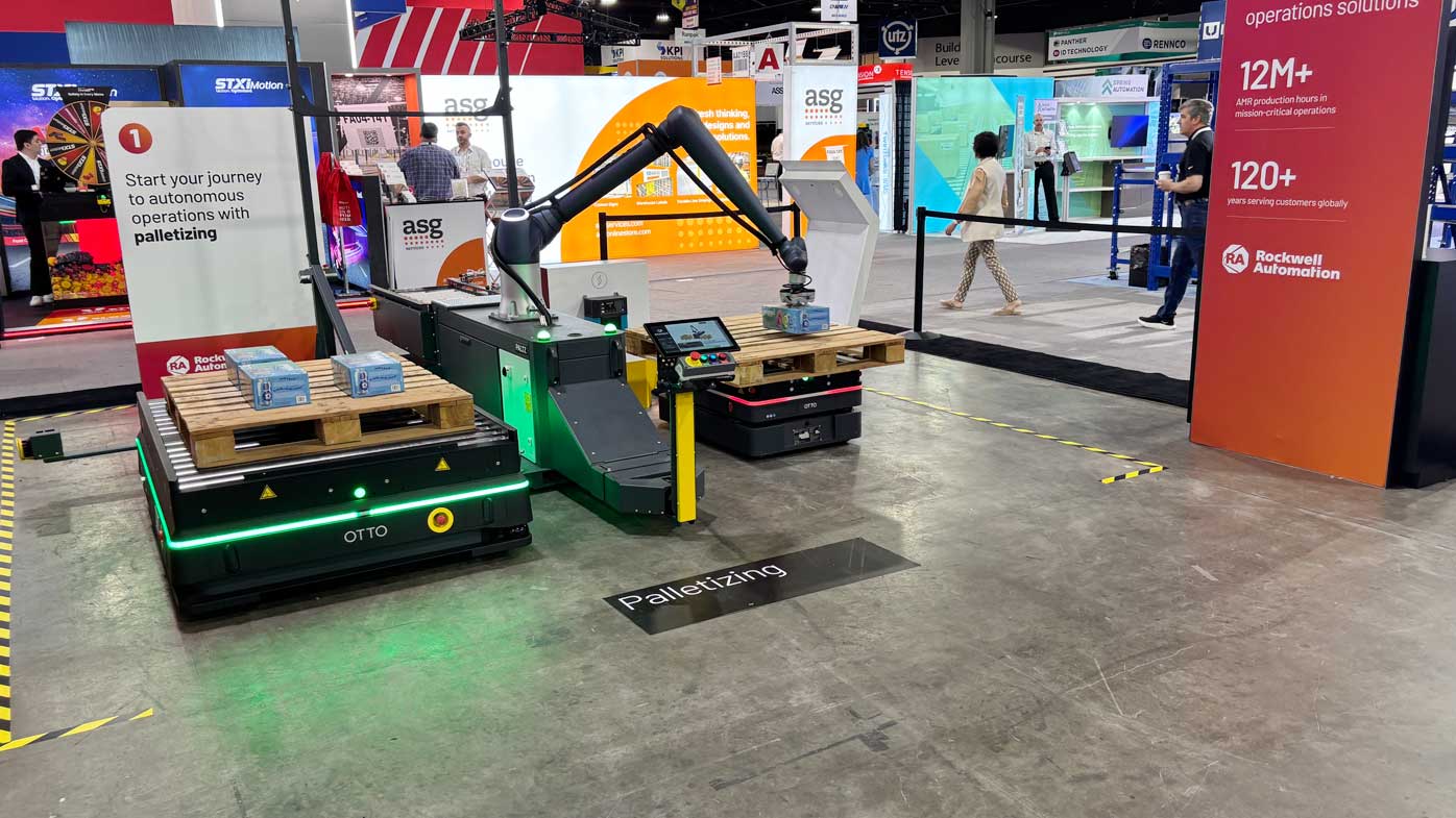 OTTO Motors, by Rockwell Automation, showcased its end-to-end autonomous operations platform.