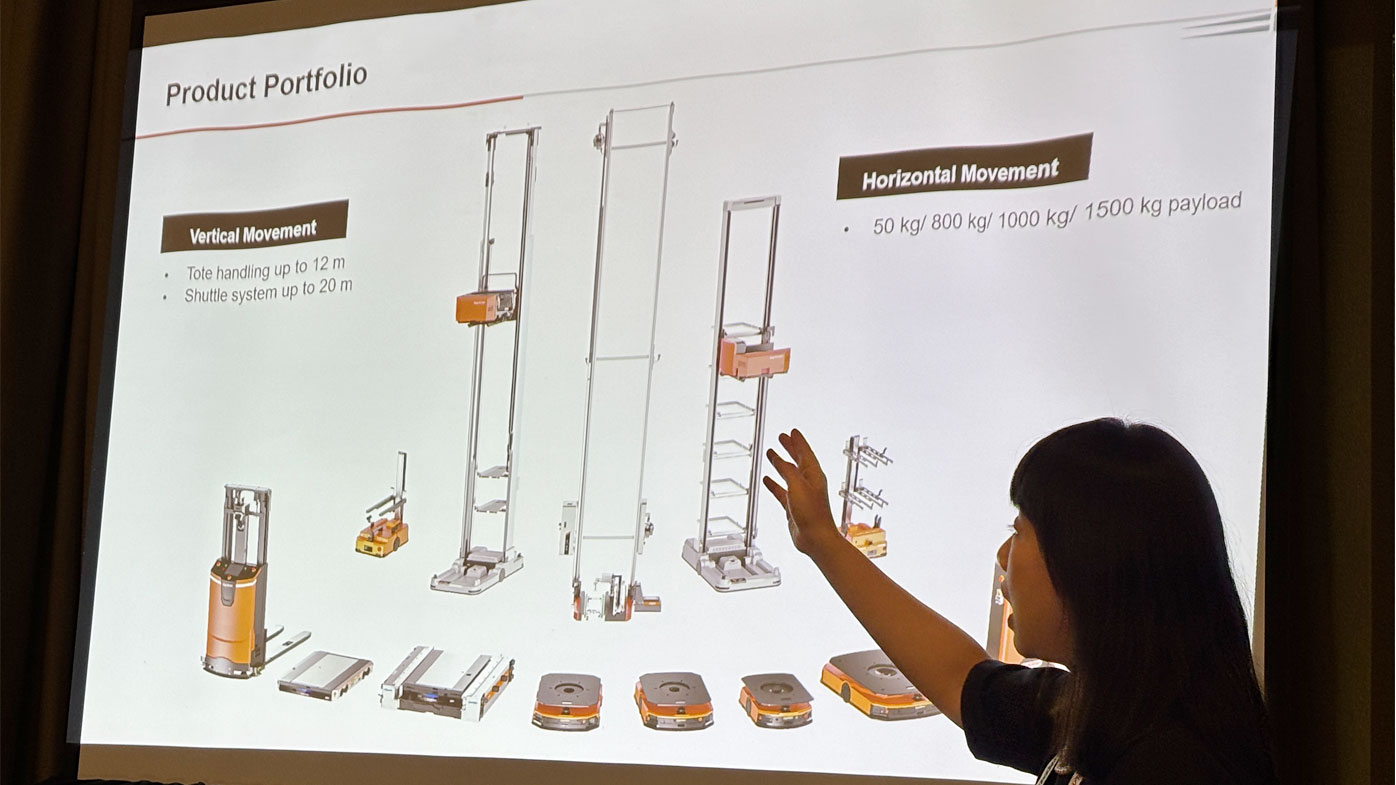 Quicktron Robotics held a press event, discussing its growing robot portfolio and its worldwide deployments.