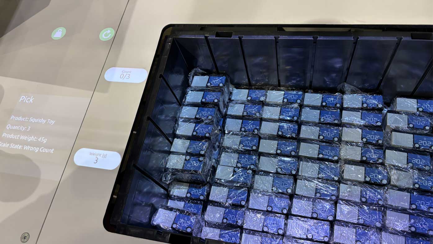 Kardex ran demos of the Intuitive Picking Assistant (IPA) platform.