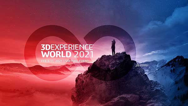 Dassault Systemes hosts virtual 3DEXPERIENCE World 2021, highlighting the 3DEXPERIENCE Works offerings.