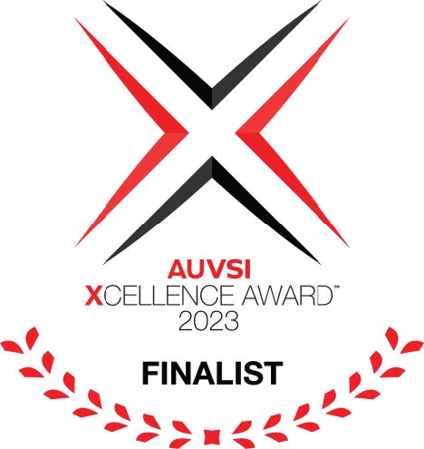 AUVSI XCELLENCE Award 2023 banner