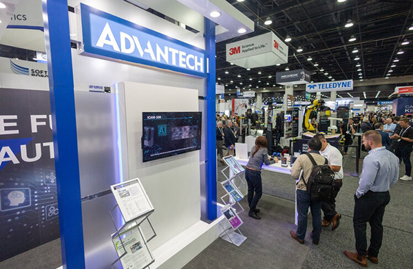 Advantech and Overview.ai demonstrated the OV20i AI vision system at Automate 2023.