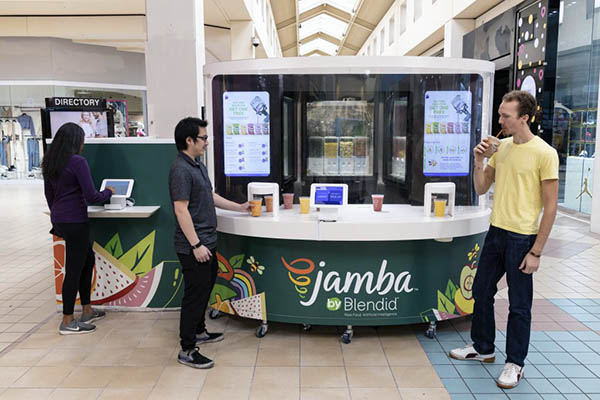 Select Love's Travel Stops to Add Jamba by Blendid Smoothie Kiosks - Robotics