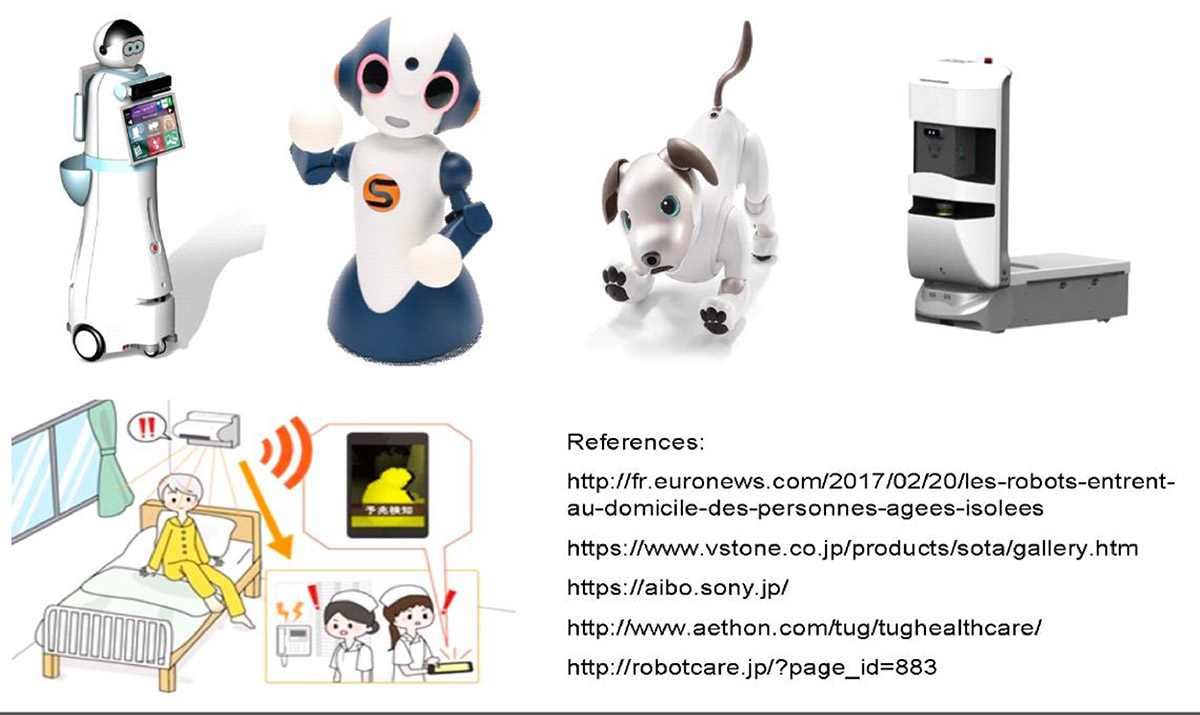Examples of care robots