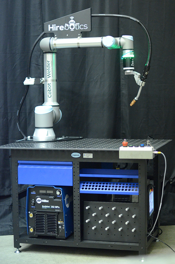Hirebotics Cobot Welder overview