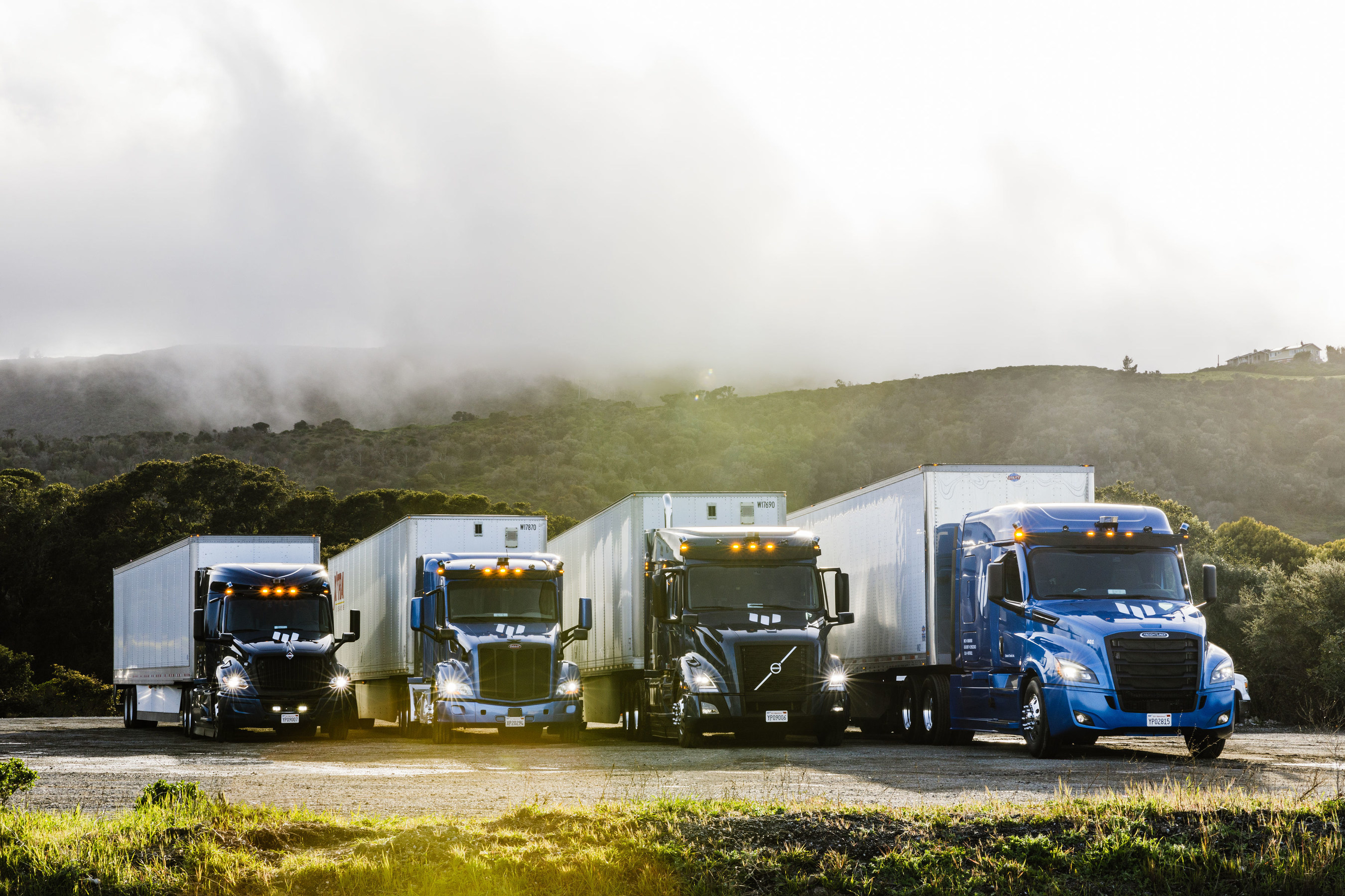Embark said its autonomy interface works across Freightliner, International, Peterbilt, and Volvo trucks.
