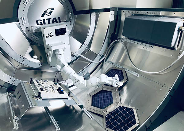 GITAI and Nanoracks will conduct a robot arm demonstration in an ISS airlock.