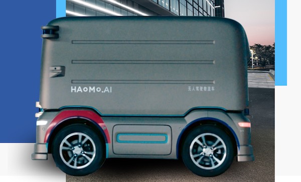 Haomo delivery vehicle