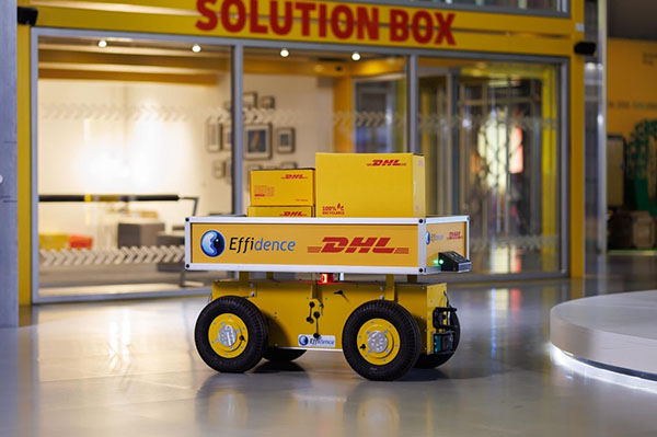 DHL indoor mobile robots