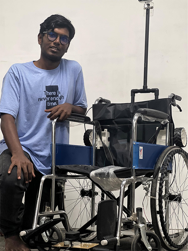 Kabilan KB with autonomous wheelchair
