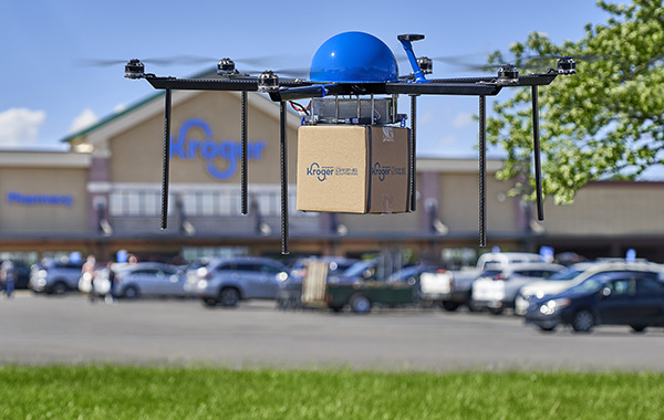 Kroger and Drone Express will begin grocery drone deliveries this week in Ohio.