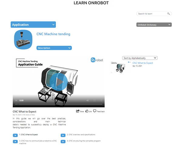Learn OnRobot CNC