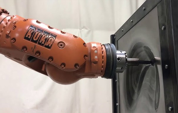 Machina's Deployable System includes KUKA metalworking robots.