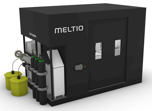Meltio Robot Cell rendering