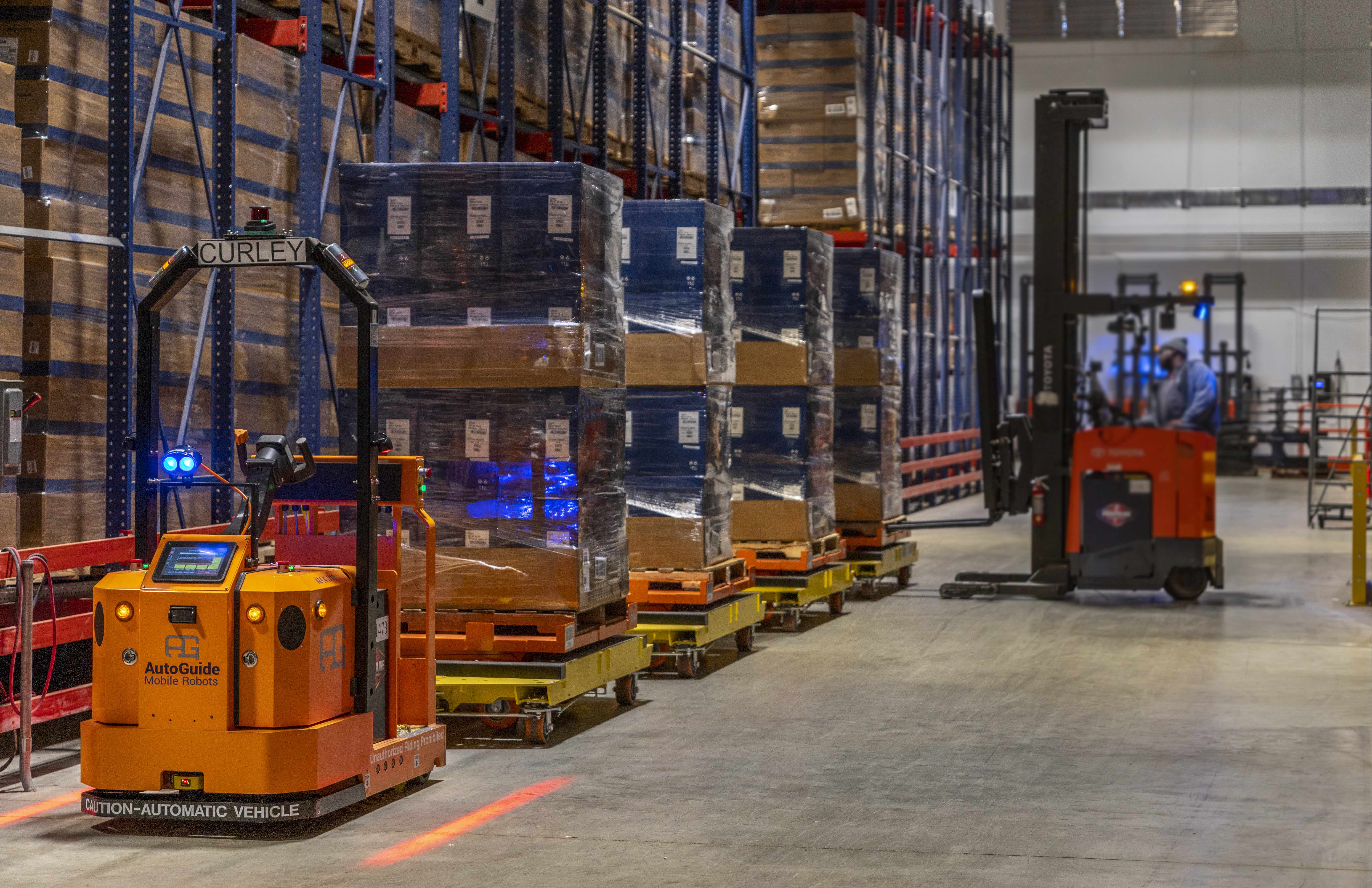 High-capacity autonomous mobile robots can now automate a variety of manufacturing and logistics tasks.