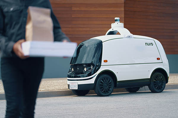 Mountain View, Calif.-based Nuro has developed robots for last-mile deliveries.