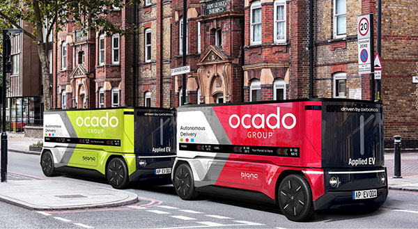 Applied EV and Ocado driven by Oxbotica