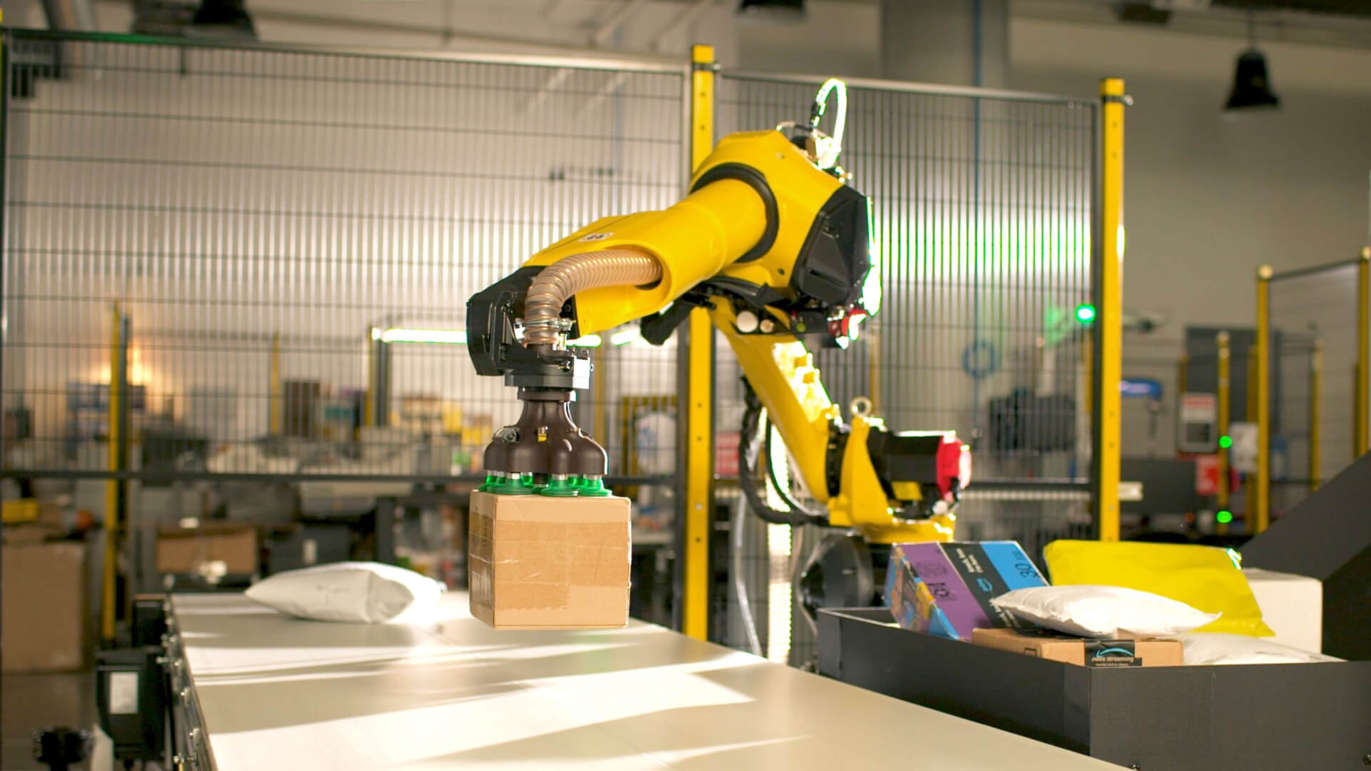 OSARO offers robotic systems for bagging, induction, and piece picking. 