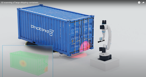 Photoneo enables 3D scanning of large containers