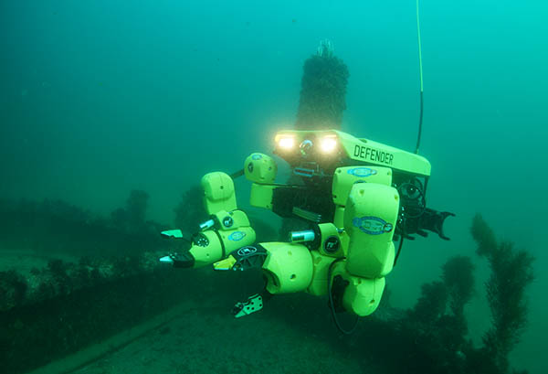 The Maritime Mine Neutralization System has performed at depths of up to 1 km without problems.