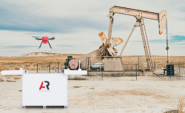 American Robotics Scout system by pump jack