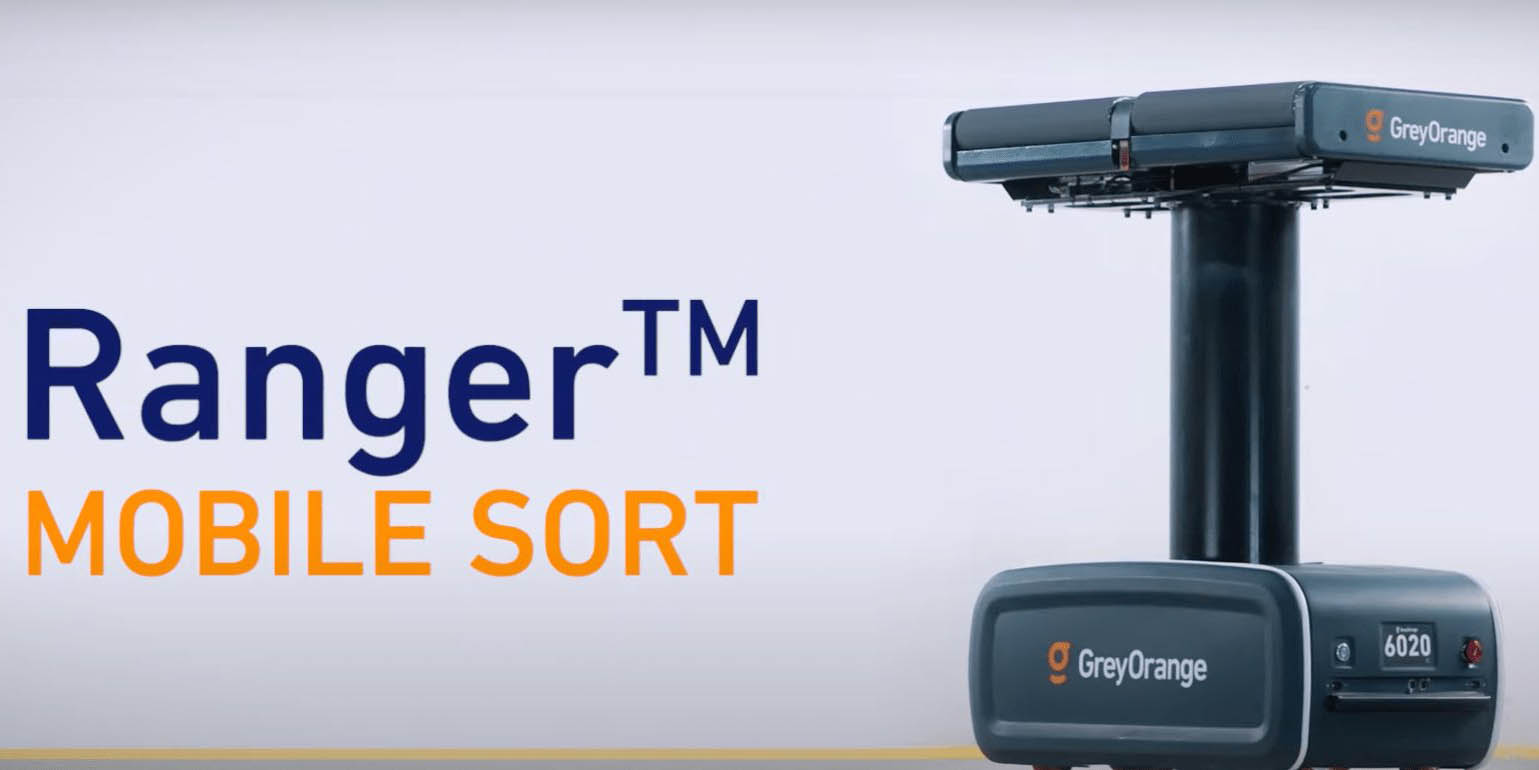GreyOrange's Ranger robots are used for sortation in distribution facilities. 