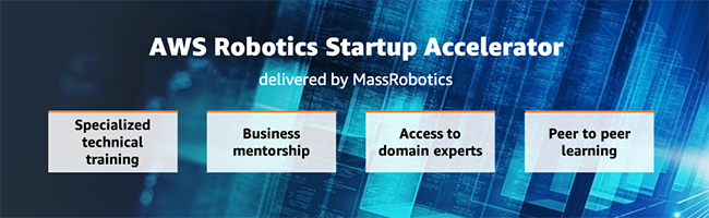 AWS Robotics Startup Accelerator services
