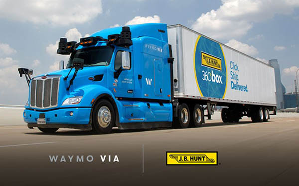 J.B. Hunt and Waymo Via are building on successful self-driving truck trials in Texas.