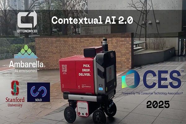 CES 2025: Ottonomy Contextual AI 2.0 runs edge VLMs on Amberella N1 SoCs