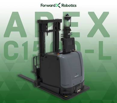 ForwardX Robotics introduces Apex C1500-L autonomous forklift