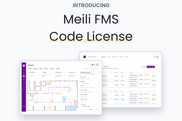 Meili Robots launches Code License for fleet management system