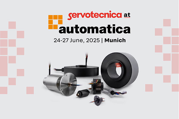 Automatica 2025: Servotechnica to showcase slip rings, robotic joint
