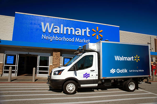 Gatik and Walmart Conduct First Fully Driverless Deliveries in Arkansas Route