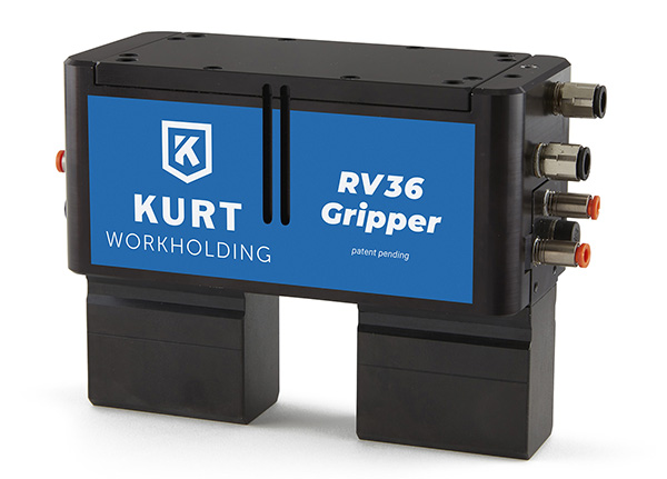 Kurt Workholding Releases RV36 Quick-Change Robotic Gripper