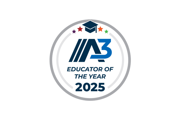 Automate 2025: Illinois State professor Dr. Jeritt Williams named 2025 A3 Educator of the Year