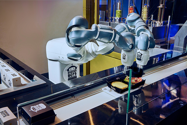 ABB Robotics, BurgerBots unveil robotic burger-making restaurant concept in California