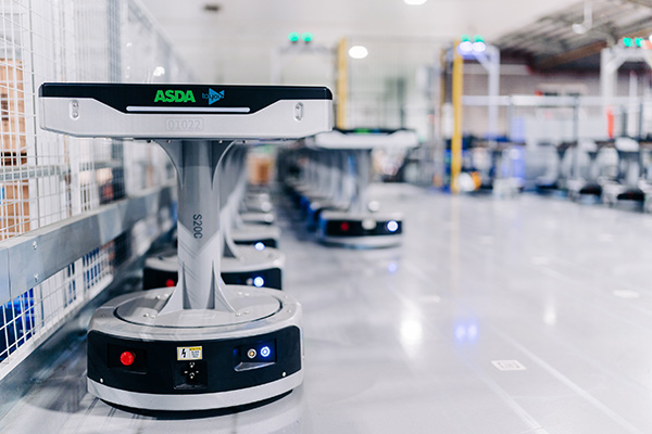 AMH Material Handling Deploys Geek+ Mobile Robots for Sortation at Asda Logistics Services