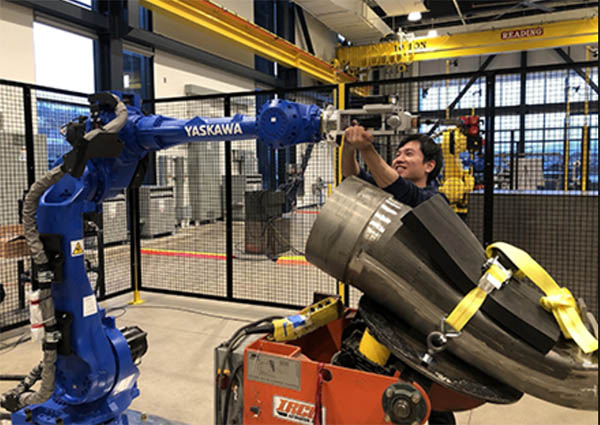 ATI Industrial Automation Provides Force/Torque Sensor for Robotic Weld Bead Removal