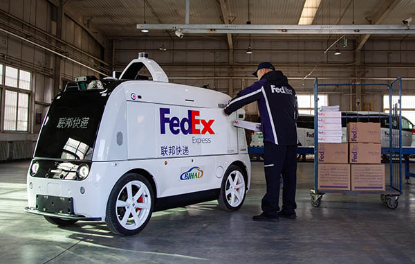 FedEx and Neolix Test Autonomous Delivery Vehicle in China