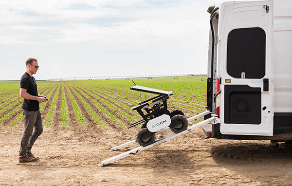 Aigen Highlights Solar-Powered Agricultural Robotics Platform