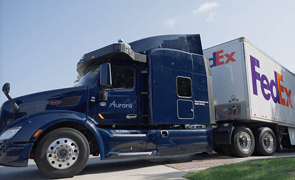 Aurora Partners With FedEx, PACCAR to Autonomously Deliver Goods at Scale