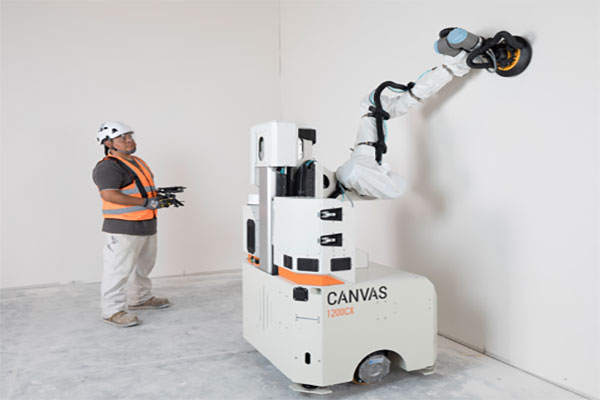 Canvas, world’s first robotic drywall finishing company, unveils 1200CX compact offering