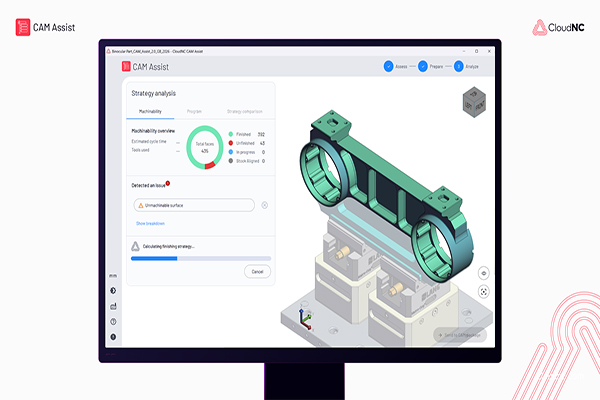 CloudNC announces CAM Assist is now used by over 1K machine shops to accelerate CNC programming with AI