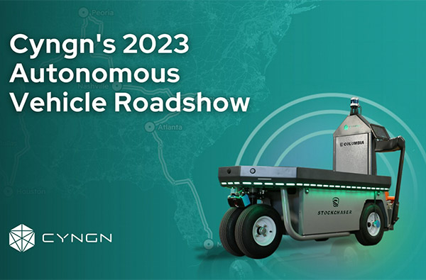 Cyngn to Demonstrate DriveMod Stockchaser in Autonomous Vehicle Roadshow