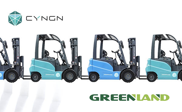 Cyngn to Provide Autonomy to Greenland Technologies Electric Forklifts