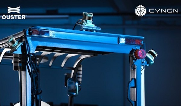 Ouster Supplies Lidar for Cyngn Deployment of 100 Self-Driving Forklifts at Arauco